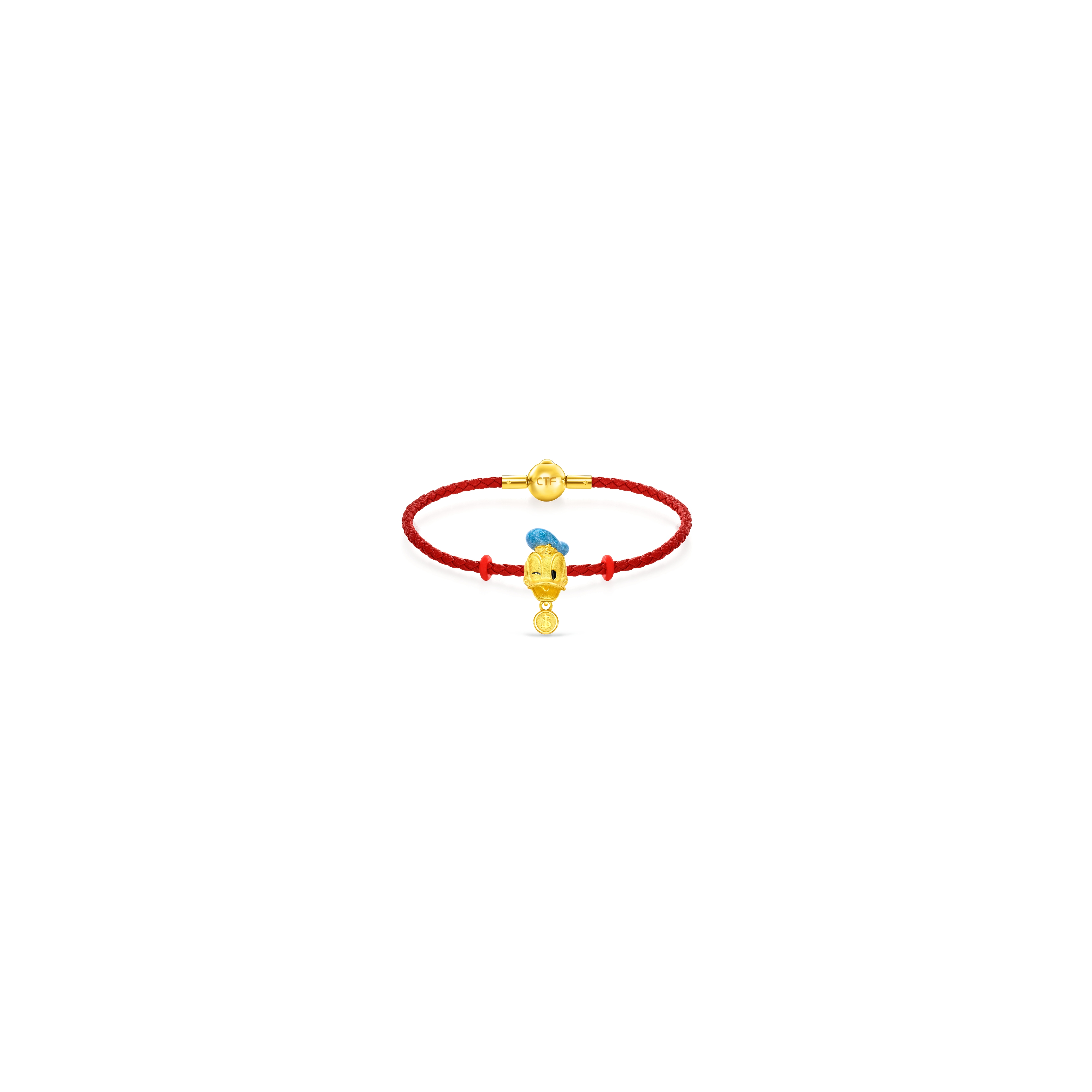 Donald Duck 999 Gold charm